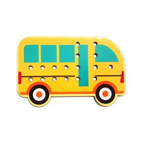 اسباب بازی دوخت دوز اتوبوس نوول چوب